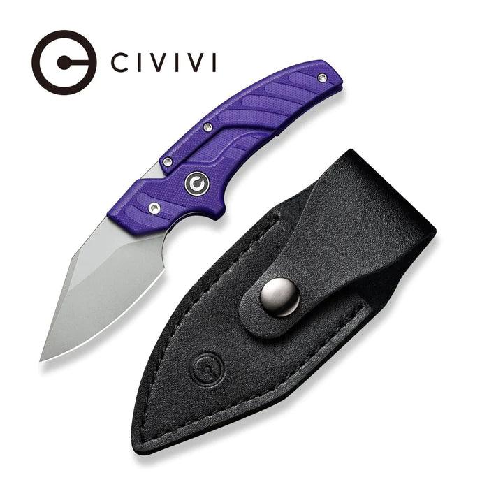 Civivi Typhoeus Dagger Purple G10 Stonewashed 14C28N - Knives.mx