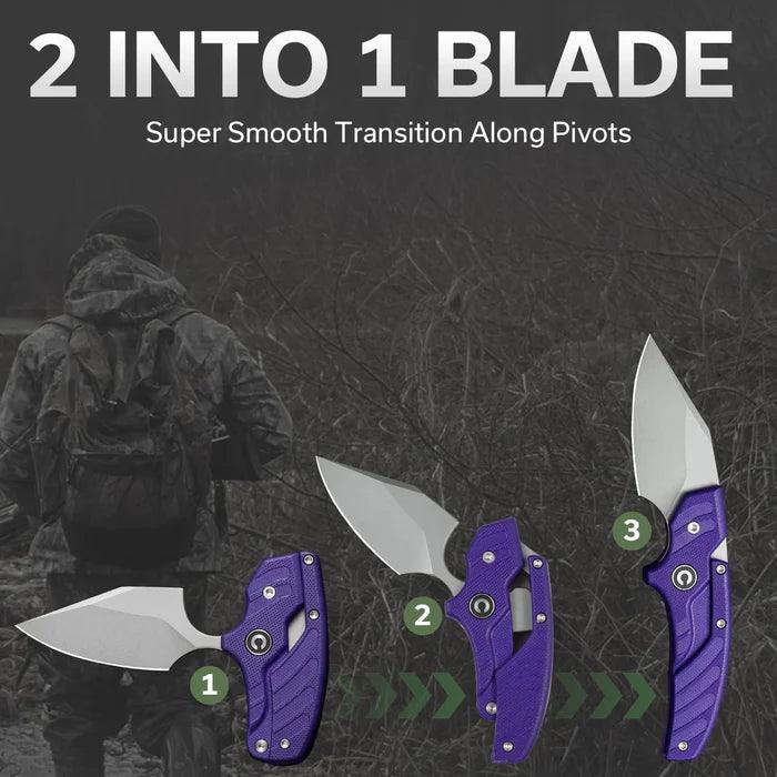 Civivi Typhoeus Dagger Purple G10 Stonewashed 14C28N - Knives.mx