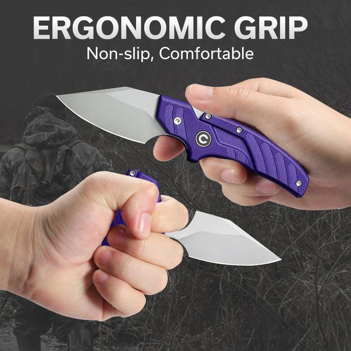 Civivi Typhoeus Dagger Purple G10 Stonewashed 14C28N - Knives.mx