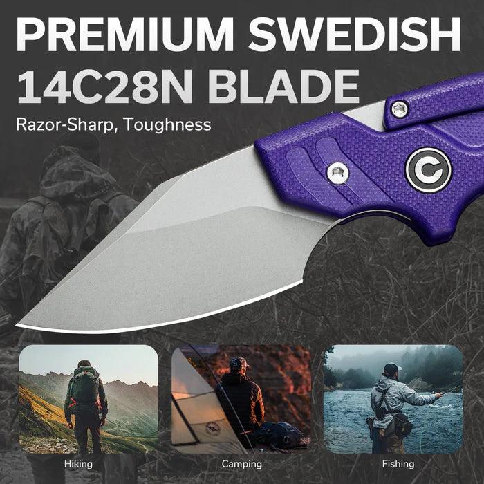 Civivi Typhoeus Dagger Purple G10 Stonewashed 14C28N - Knives.mx