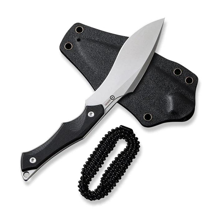 Civivi Vaquita II Neck Knife Black G10 Satin Kukri Nitro V - Knives.mx