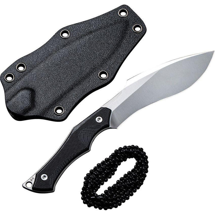 Civivi Vaquita II Neck Knife Black G10 Satin Kukri Nitro V - Knives.mx