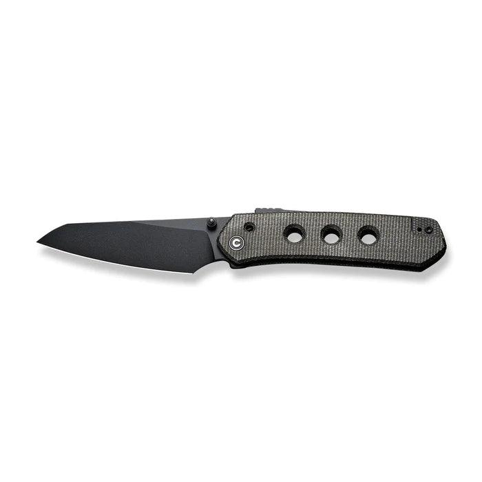 Civivi Vision FG Superlock Dark Green Canvas Micarta Black Reverse Tanto Nitro-V - Knives.mx