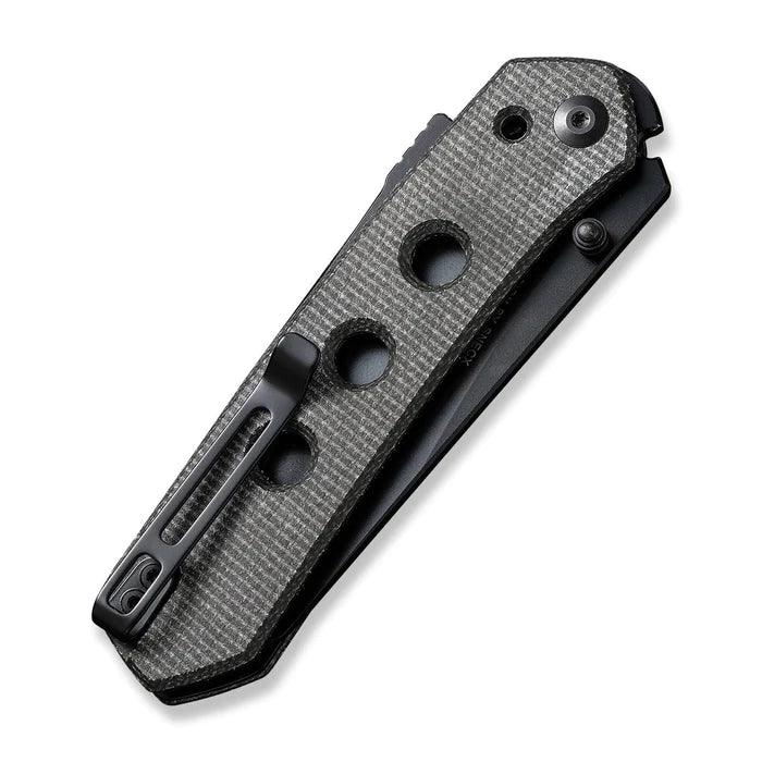 Civivi Vision FG Superlock Dark Green Canvas Micarta Black Reverse Tanto Nitro-V - Knives.mx