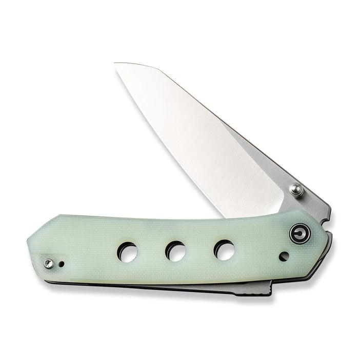 Civivi Vision FG Superlock Natural Jade G10 Satin Reverse Tanto Nitro-V - Knives.mx