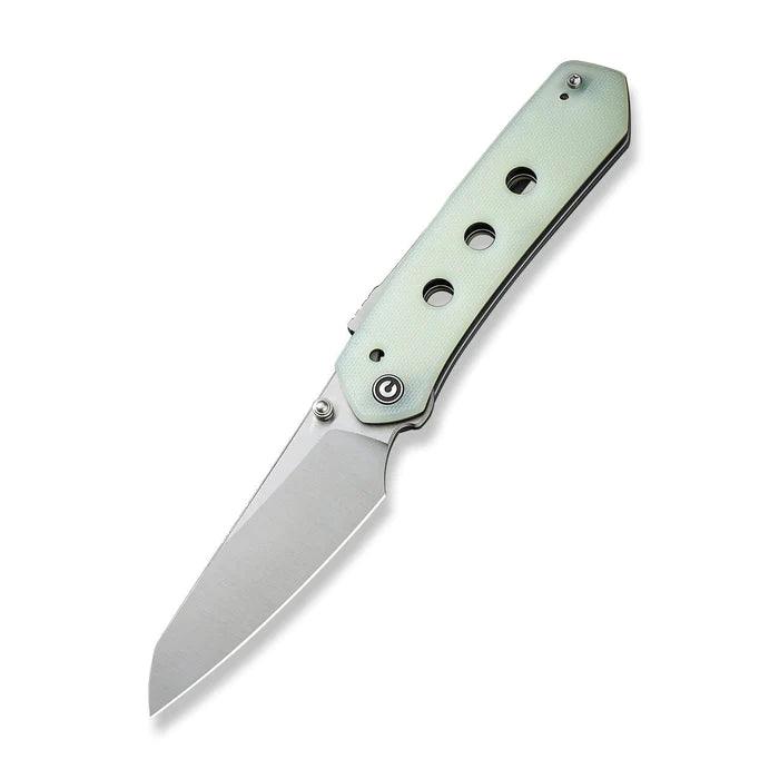 Civivi Vision FG Superlock Natural Jade G10 Satin Reverse Tanto Nitro-V - Knives.mx