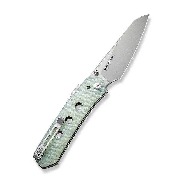 Civivi Vision FG Superlock Natural Jade G10 Satin Reverse Tanto Nitro-V - Knives.mx