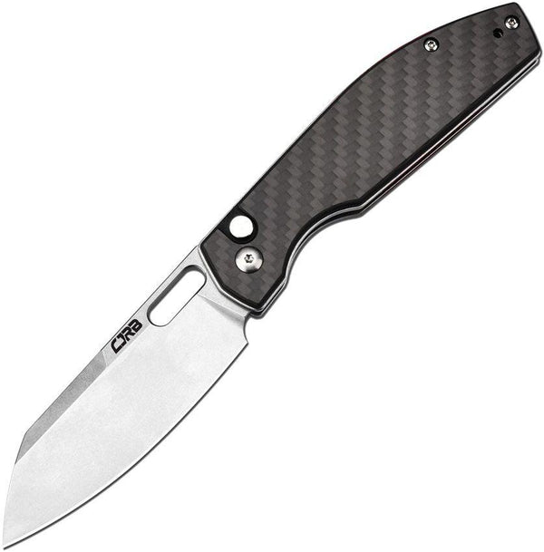 CJRB Ekko Button Lock Carbon Fiber Stonewash AR-RPM9 - Knives.mx