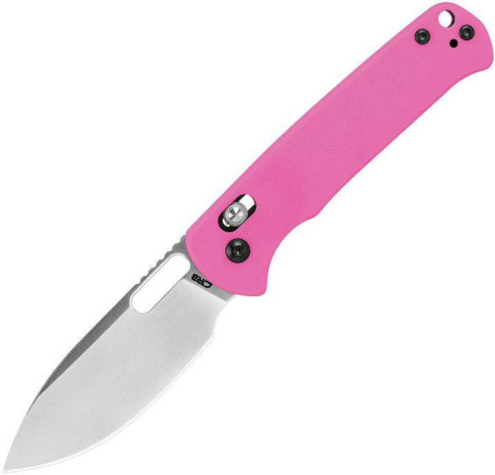 CJRB Hectare Crossbar Lock Pink G10 Satin AR-RPM9 - Knives.mx