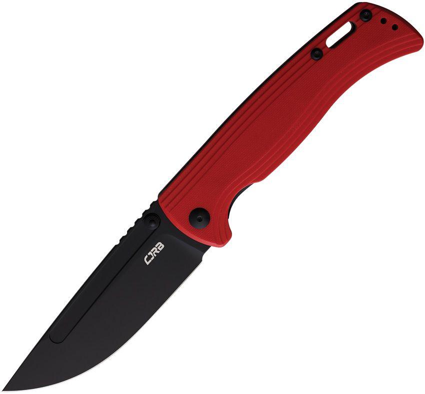 CJRB Resource Linerlock Red G10 Black PVD Coated AR-RPM9 - Knives.mx