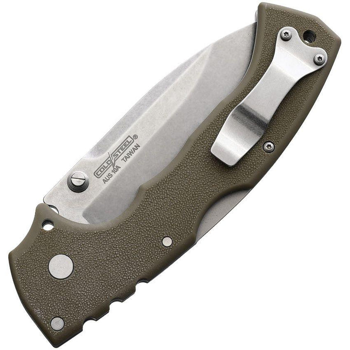 Cold Steel 4-Max Scout Lockback Dark Earth Griv-Ex Stonewash AUS10A - Knives.mx