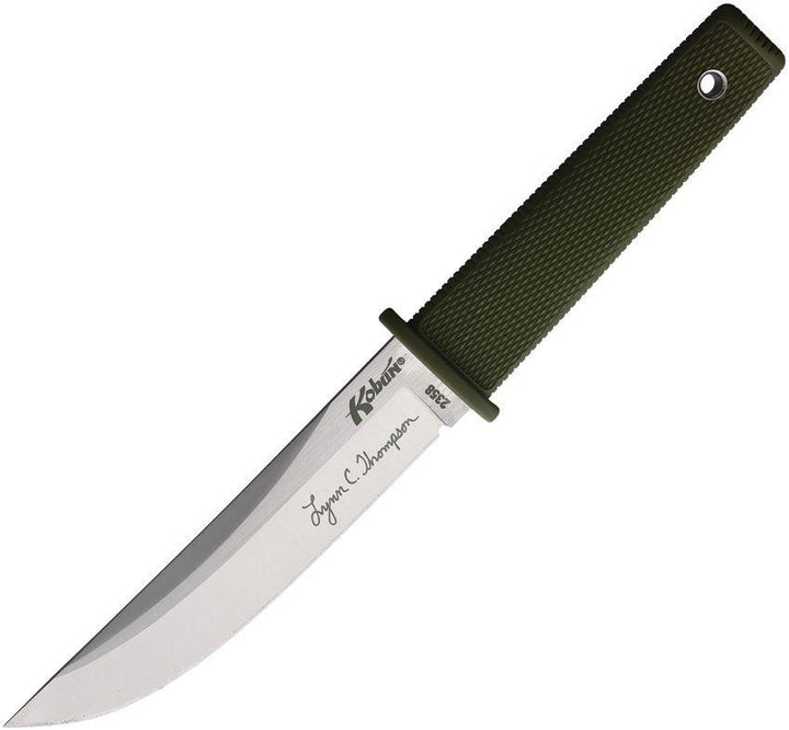 Cold Steel Lynn Thompson Signature Kobun OD Green Kray-Ex Satin S35VN Limited Edition - Knives.mx