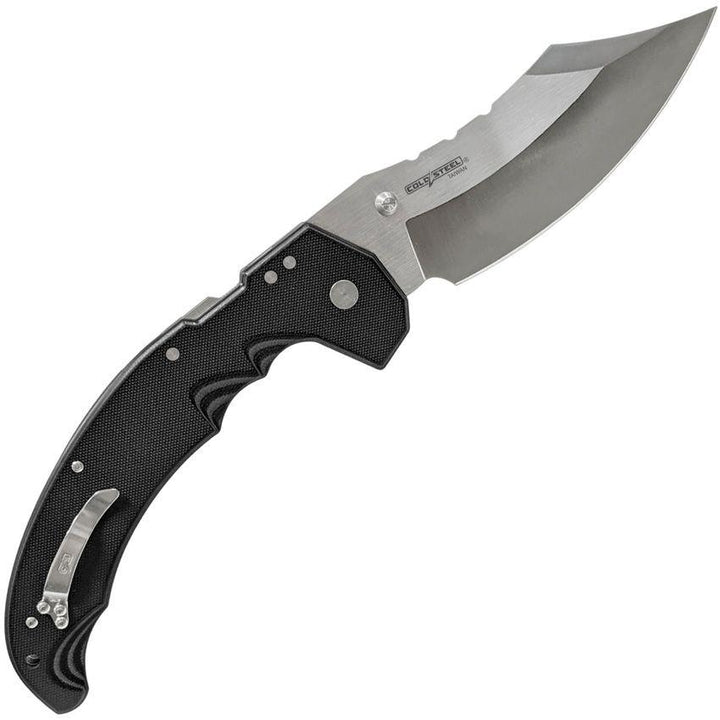 Cold Steel Mayhem Atlas Lock Cleaver Black G10 Satin Clip Point AUS-10A - Knives.mx