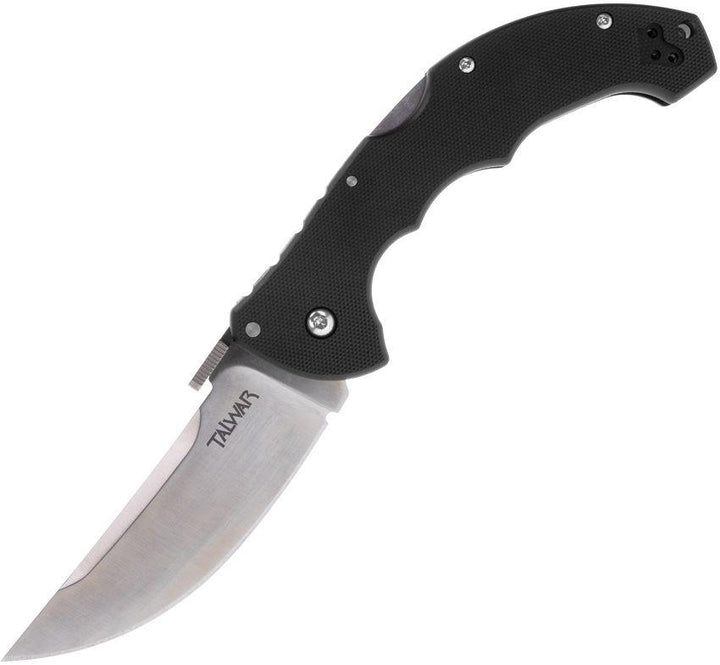 Cold Steel Talwar 4" Tri-Ad Lock Black G10 CPM S35VN - Knives.mx