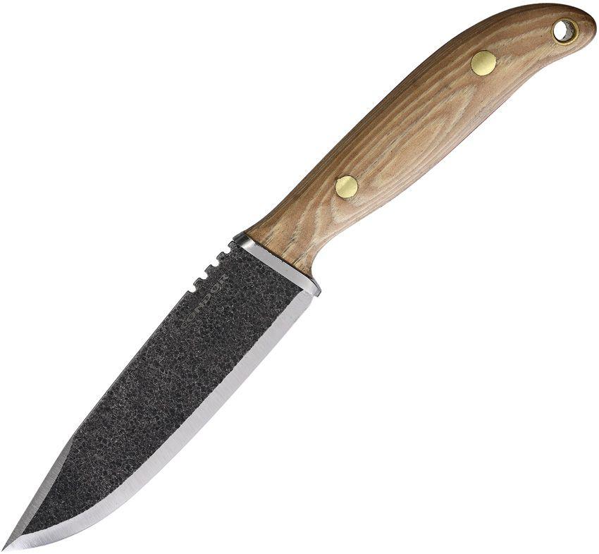 Condor Austral Fixed Blade Burnt American Hickory Natural Scandi 1095HC - Knives.mx