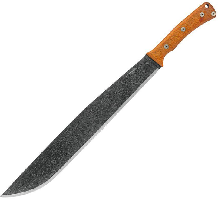 Condor Mountain Pass Machete Natural Canvas Micarta 1075HC - Knives.mx