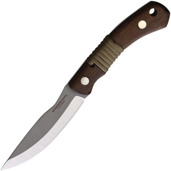 Condor Mountaineer Trail Hunter Walnut Blasted Satin 440C - Knives.mx