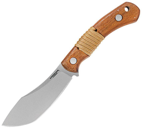 Condor Mountaineer Trail Knife Walnut Blasted Satin 420HC - Knives.mx