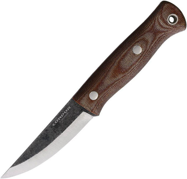 Condor Trivittata Puukko Fixed Blade Brown Micarta Natural 1095HC - Knives.mx