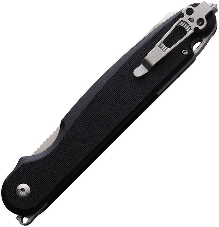 Daggerr Knives Anaconda Button Lock Black G10 Stonewash VG-10 - Knives.mx