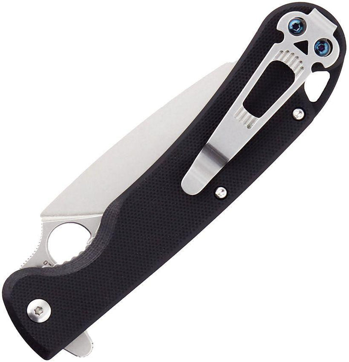 Daggerr Knives Arrow Linerlock Black G10 Stonewash D2 - Knives.mx