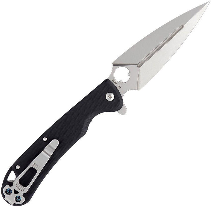 Daggerr Knives Arrow Linerlock Black G10 Stonewash D2 - Knives.mx
