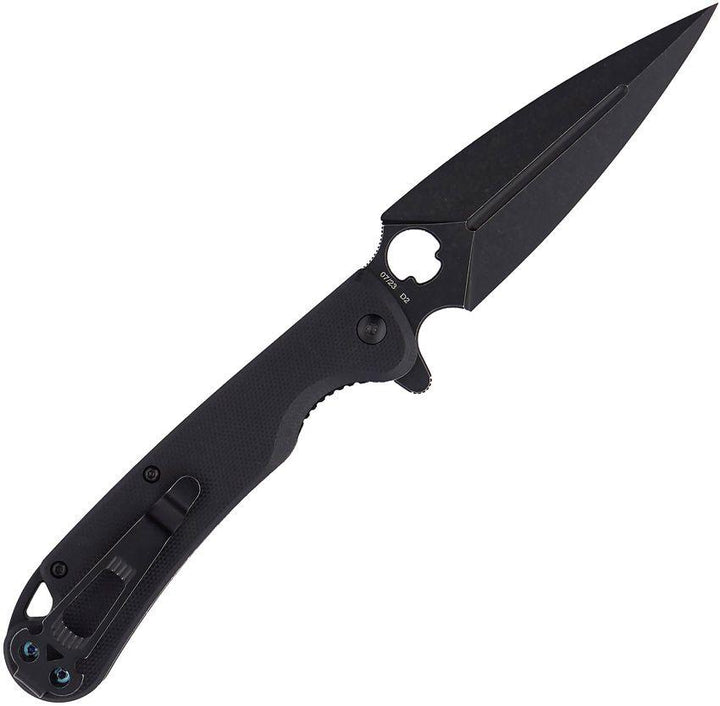 Daggerr Knives Arrow Linerlock Blackout G10 Stonewash D2 - Knives.mx
