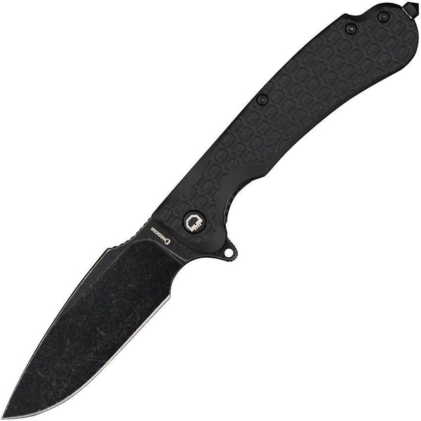 Daggerr Knives Fielder Linerlock Blackout Textured FRN Stonewash 8Cr14MoV - Knives.mx