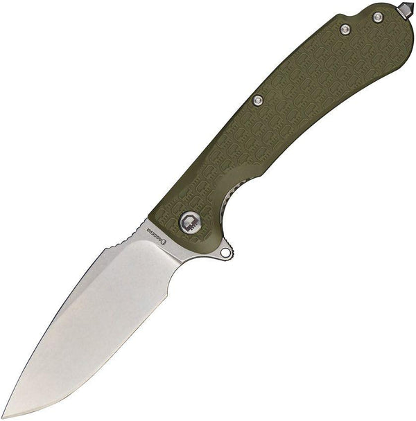 Daggerr Knives Fielder Linerlock Olive Green Textured G10 Stonewash 8Cr14MoV - Knives.mx