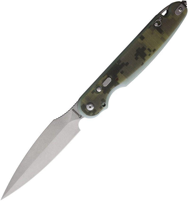 Daggerr Knives Nestor Button Lock Camo G10 Stonewash VG-10 - Knives.mx