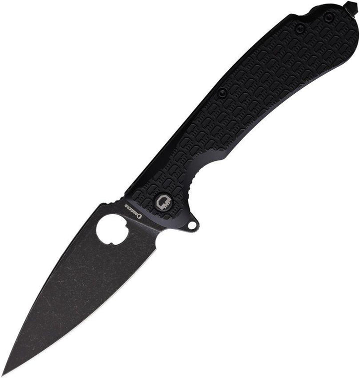 Daggerr Knives Resident Linerlock Blackout Textured FRN Stonewash 8Cr14MoV - Knives.mx