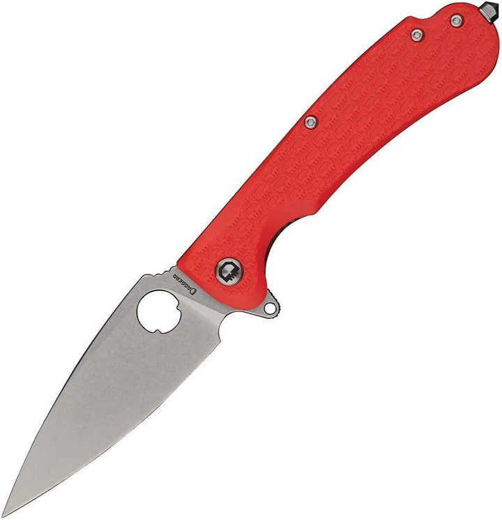 Daggerr Knives Resident Linerlock Orange Textured FRN Stonewash 8Cr14MoV - Knives.mx