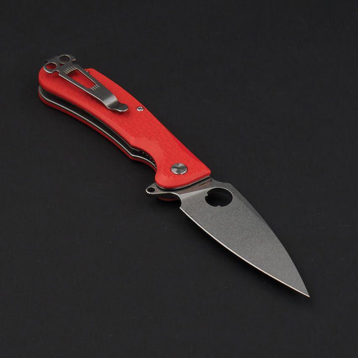 Daggerr Knives Resident Linerlock Orange Textured FRN Stonewash 8Cr14MoV - Knives.mx