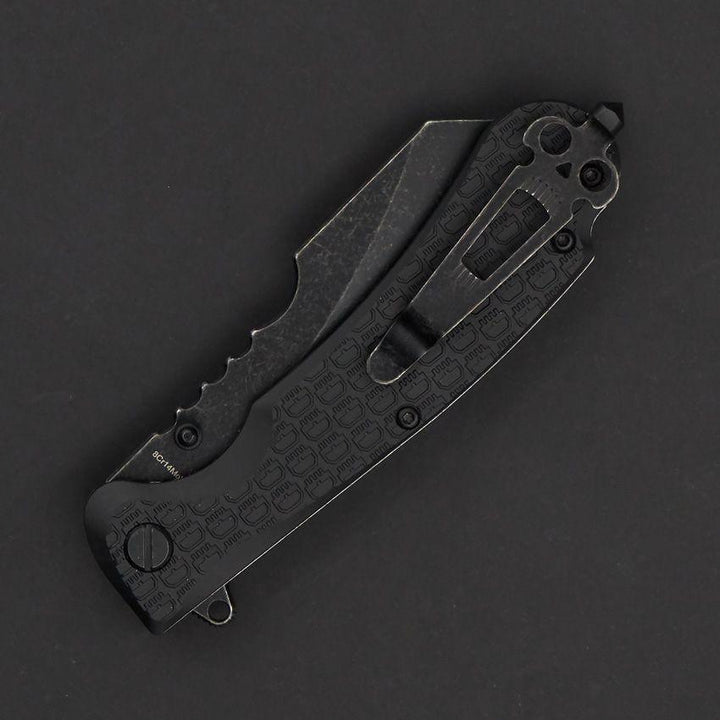 Daggerr Knives Rhino Linerlock Blackout Textured FRN Stonewash 8Cr14MoV - Knives.mx