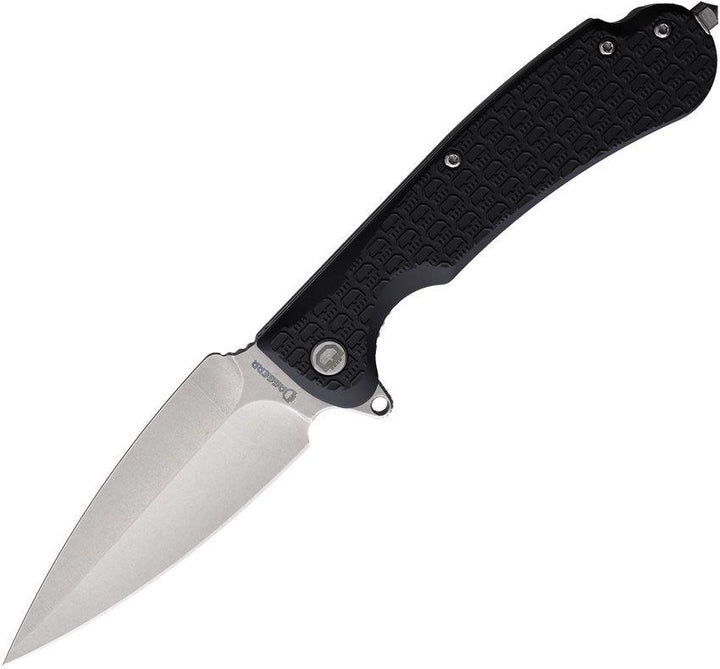 Daggerr Knives Urban 2 Linerlock Black Textured FRN Stonewash 8Cr14MoV - Knives.mx