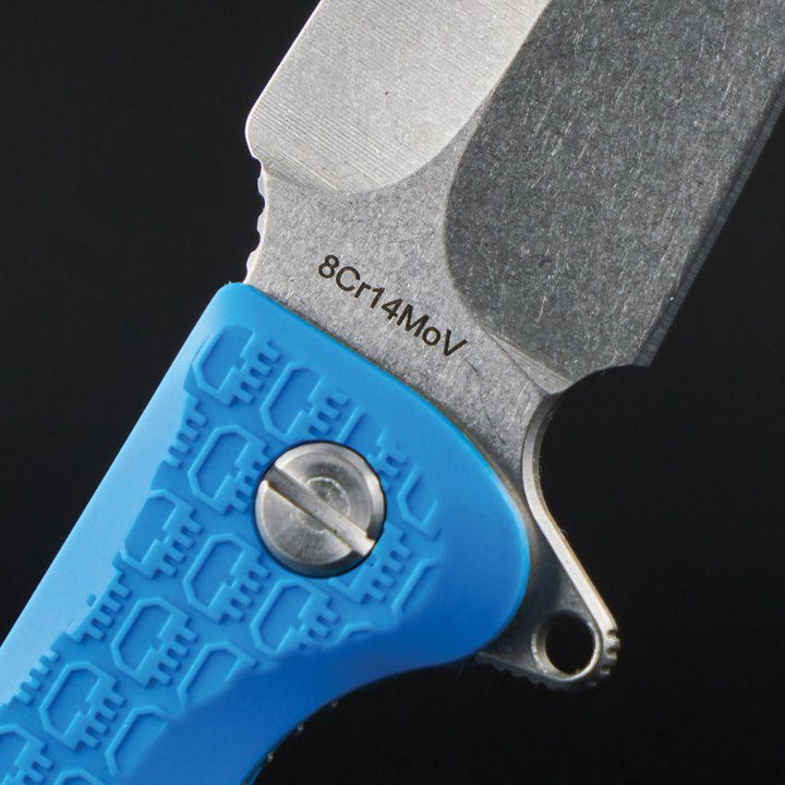 Daggerr Knives Urban 2 Linerlock Blue Textured FRN Stonewash 8Cr14MoV - Knives.mx