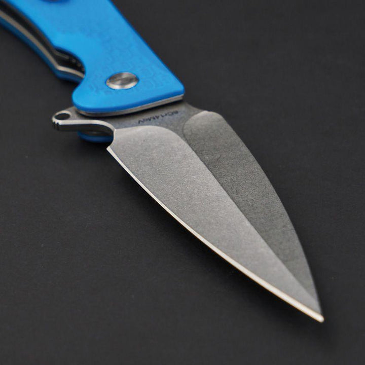 Daggerr Knives Urban 2 Linerlock Blue Textured FRN Stonewash 8Cr14MoV - Knives.mx