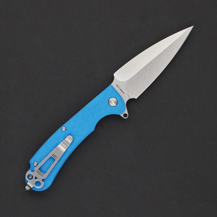 Daggerr Knives Urban 2 Linerlock Blue Textured FRN Stonewash 8Cr14MoV - Knives.mx