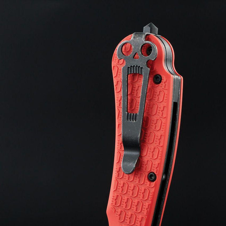 Daggerr Knives Urban 2 Linerlock Orange Textured FRN Black Stonewash 8Cr14MoV - Knives.mx