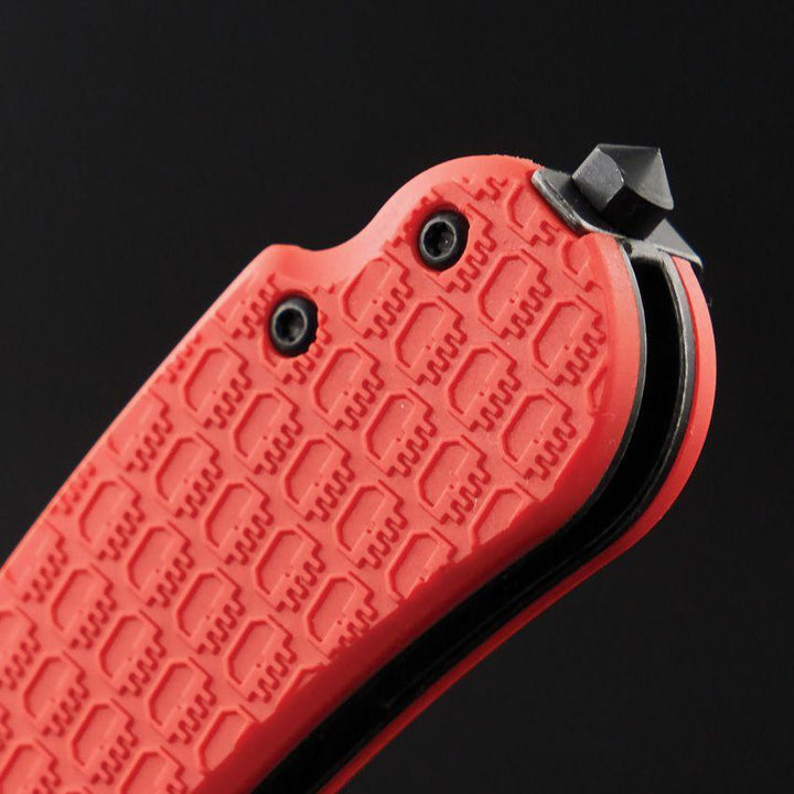 Daggerr Knives Urban 2 Linerlock Orange Textured FRN Black Stonewash 8Cr14MoV - Knives.mx