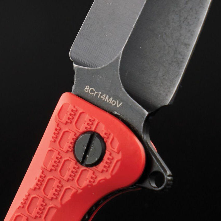 Daggerr Knives Urban 2 Linerlock Orange Textured FRN Black Stonewash 8Cr14MoV - Knives.mx