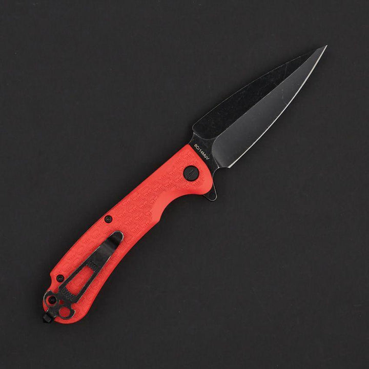 Daggerr Knives Urban 2 Linerlock Orange Textured FRN Black Stonewash 8Cr14MoV - Knives.mx