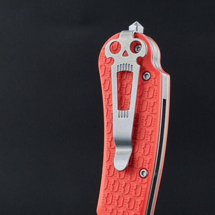 Daggerr Knives Urban 2 Linerlock Orange Textured FRN Stonewash 8Cr14MoV - Knives.mx