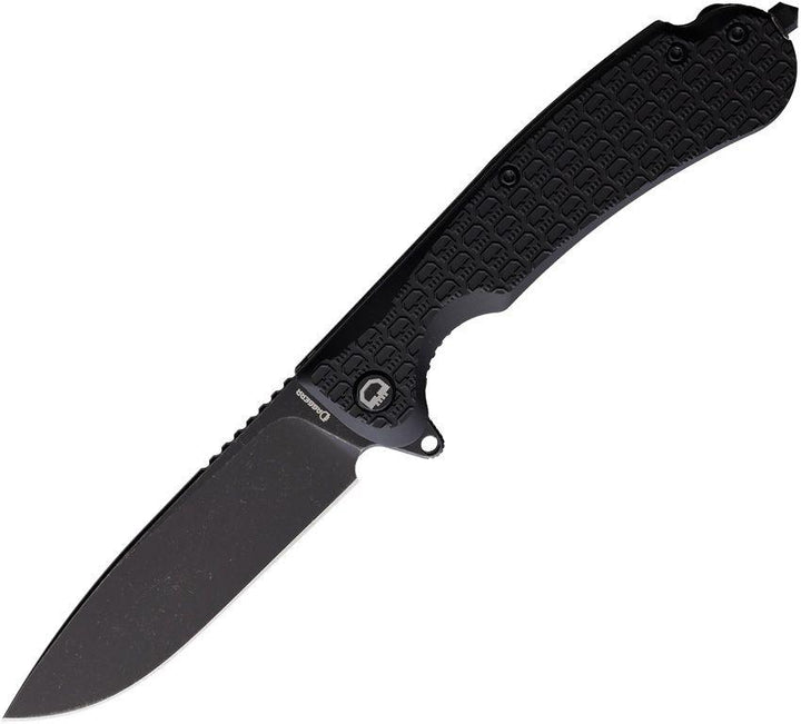 Daggerr Knives Wocket Linerlock Blackout Textured FRN Stonewash 8Cr14MoV - Knives.mx