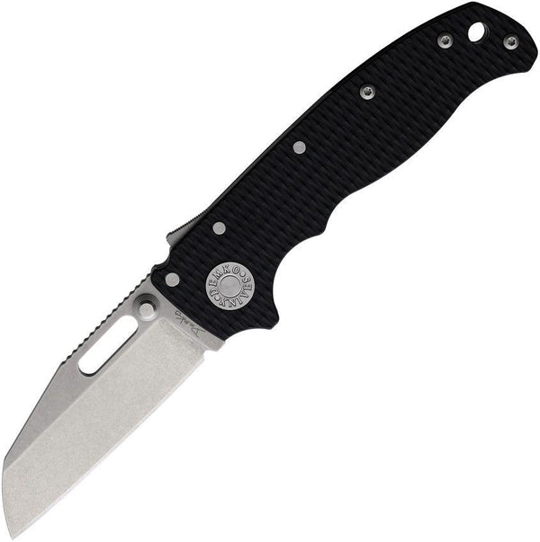 Demko AD 20.5 Shark-Lock Black G10 Stonewash Shark Foot S35VN - Knives.mx