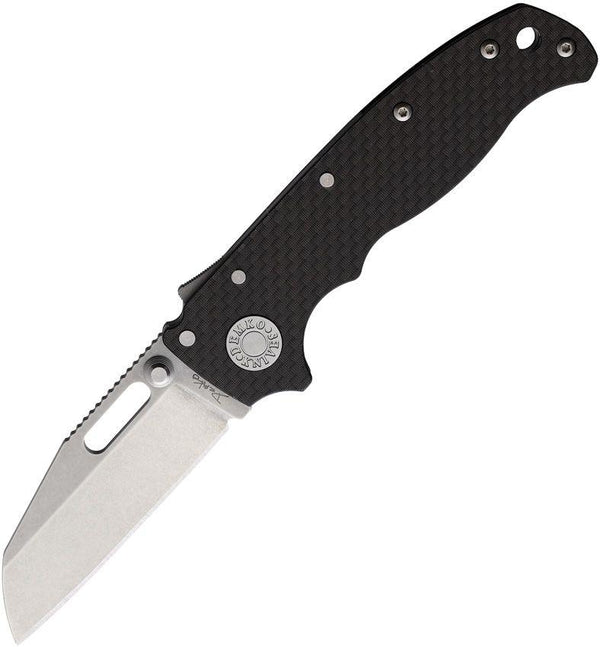 Demko AD 20.5 Shark-Lock Carbon Fiber Stonewash Shark Foot S35VN - Knives.mx