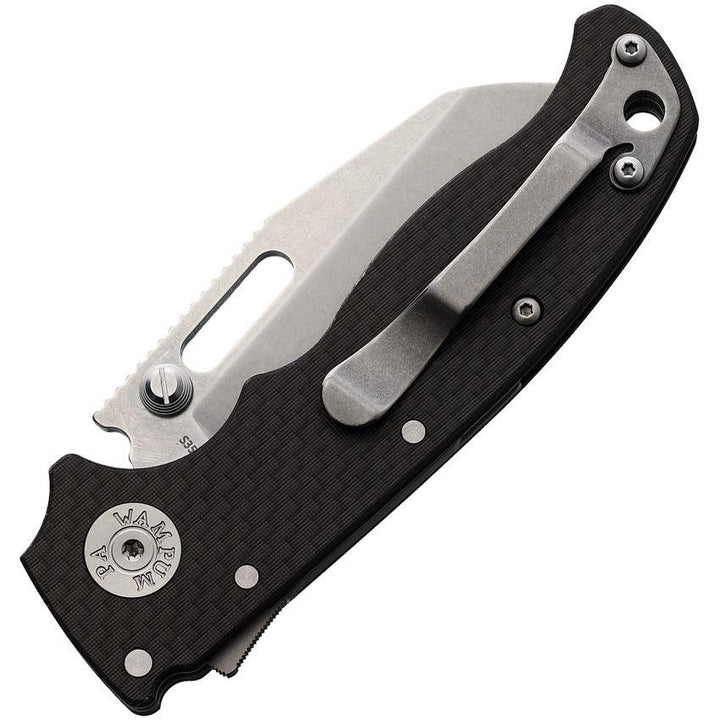 Demko AD 20.5 Shark-Lock Carbon Fiber Stonewash Shark Foot S35VN - Knives.mx