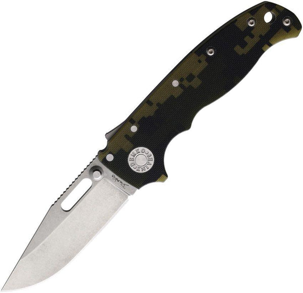 Demko AD 20.5 Shark-Lock Digital Camo G10 Stonewash Clip Point S35VN - Knives.mx