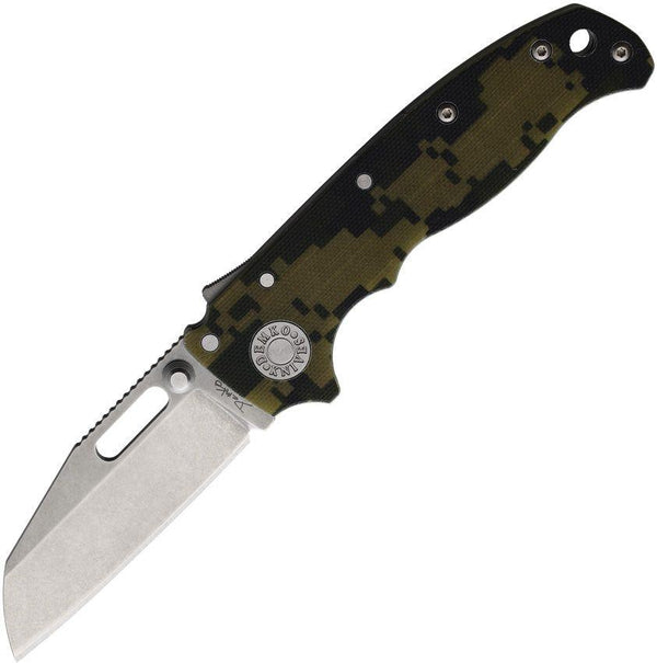 Demko AD 20.5 Shark-Lock Digital Camo G10 Stonewash Shark Foot S35VN - Knives.mx