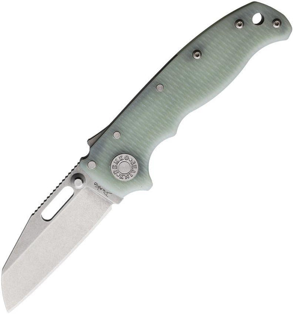 Demko AD 20.5 Shark-Lock Jade G10 Stonewash Shark Foot S35VN - Knives.mx